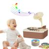 Retysaz Kids Phonograph with 96 Cards, Story Music Player for Kids 3-12 Musical Sensory Toy for boy Girl,Toddler Pre-Kindergarten Toy Early Childhood Education Birthday(Brown) view 1