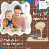 Retysaz Kids Phonograph with 96 Cards, Story Music Player for Kids 3-12 Musical Sensory Toy for boy Girl,Toddler Pre-Kindergarten Toy Early Childhood Education Birthday(Brown) view 4