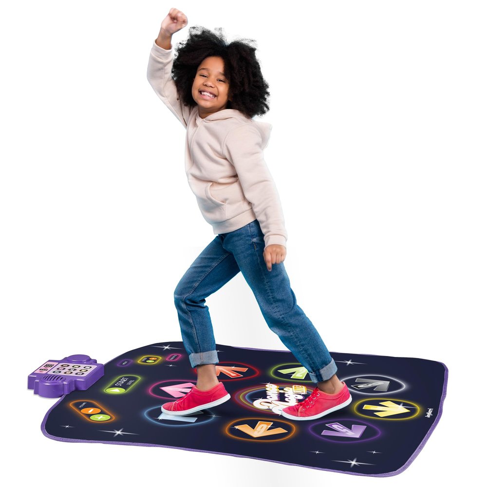 JOYBERRI Dance Mat - with 8 Levels & Songs, 3 Speeds and 2 Modes - Light Up Electronic Kids Dance Mat for Kids Ages 4-8, 8-12, Toddlers 3-5 / Dance Pad, Dancing Mat Toy Gift for Girls and Boys