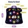 JOYBERRI Dance Mat - with 8 Levels & Songs, 3 Speeds and 2 Modes - Light Up Electronic Kids Dance Mat for Kids Ages 4-8, 8-12, Toddlers 3-5 / Dance Pad, Dancing Mat Toy Gift for Girls and Boys view 2