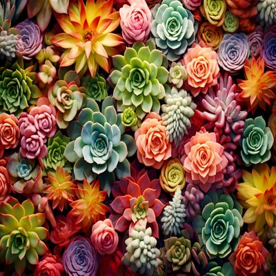 1000 Piece Puzzle for Adults - Succulent Plants - Family Toys, Gift (Succulent, 1000 Pieces)