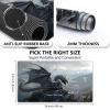 Playmat for MTG,Card Playmat Stitched with Zones for MTG Card Game Playing, TCG and Board Game Mat for Cards,Mousepad Desk Mats,Game Mat 24 x 14 inches-Mountain Flying Dragon view 3