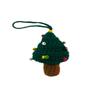 Christmas Hanging Xmas Tree Snowman Laurel Wreath Crochet Doll Handmade Amigurumi Plush Toy VAC (Xmas Tree) view 1