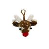 Christmas Hanging Xmas Tree Snowman Laurel Wreath Crochet Doll Handmade Amigurumi Plush Toy VAC (Deer) view 1
