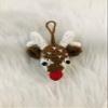 Christmas Hanging Xmas Tree Snowman Laurel Wreath Crochet Doll Handmade Amigurumi Plush Toy VAC (Deer) view 3