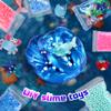 Large Ocean Slime Kit for Boy and Girls,Non Sticky,Super Soft Sludge Toy,Birthday Gifts for Kids 4-12,Soft Shiny Metal Clay Toy Girls & Boys view 3