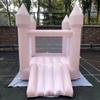 1.8 * 2m Inflatable Bounce House for Toddlers 1-3 Kids Pink Castle Party Bounce House with Slide for Outdoor and Indoor view 2