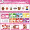 28 Pack Prefilled Valentines Day Gifts for Kids, 7 Styles Animal Keychains Toys with Valentines Day Card for Kids Teens Adults School Classroom Exchange Gift, Party Favors Supplies,Classroom Prizes view 2