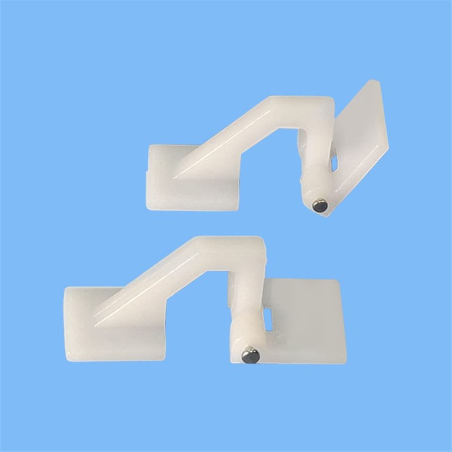 BrewJa 10 Pcs Hatch Hinges for RC Aircraft Model Accessories Replacement Color White/Grey/Black (Color : 10 pcs 27x11mm White)