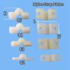 BrewJa 20 Pcs Gear Plates Undercarriage Mounting Strap Saddle Clamp for RC Airplanes Parts Electric Planes Foam Model Accessories (Color : 20 pcs for 2mm Wire) view 2