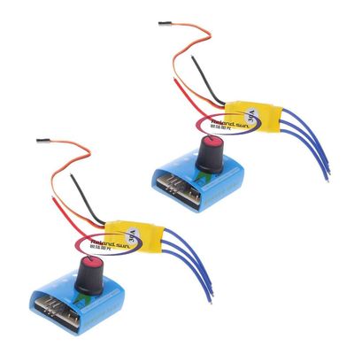 2PCS 30A Brushless Motor Electric Speed Controller Brushless Motor Speed Controller ESC servo Tester