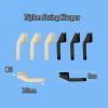 BrewJa 20 Pcs Nylon Snap-Click Style Clevis Swing Keepers for RC Airplanes Parts Electric Planes Foam Model Accessories (Color : 20 pcs 1x4x11 White) view 3