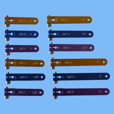 BrewJa Compatible with JR Hitec Futaba 23T/24T/25T CNC Aluminum Alloy Servo Horn Single Arm 1''/1.25"/1.5"/2" Inch for RC Airplane Model Accessories (Color : 1.25inch Hitec)
