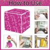 Rngmsi Birthday Money Box for Cash Gift Pull - Chic Birthday Money Box Gift Money Holder for Cash with Pull Out Happy Birthday Card Pink Happy Birthday Surprise Pull Money Box Gift for Girls Women view 2