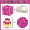 Rngmsi Birthday Money Box for Cash Gift Pull - Chic Birthday Money Box Gift Money Holder for Cash with Pull Out Happy Birthday Card Pink Happy Birthday Surprise Pull Money Box Gift for Girls Women view 3