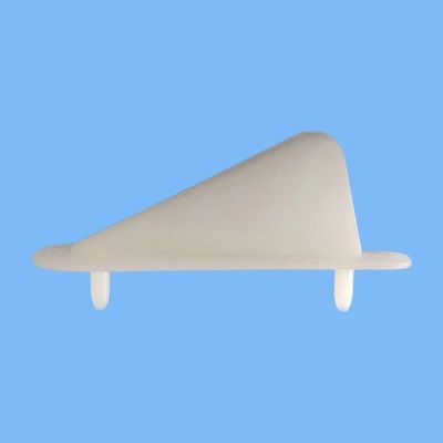 BrewJa 10 Pcs Nylon Control Horn Wing Tip Protector Protecting Corner for RC Aircraft Model Accessories Replacement Color White (Color : 10 pcs 60x22 White)