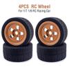 2PCS/4PCS 109mm RC Tires Wheel 17mm Hex Hub 8585 Tyre For ARRMA EX07 1/7 4WD Brushless RC Racing Car Modification accessories (Color : 4PCS) view 2