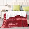 YESCUSTOM Personalized Throw Blanket with Name for Adults Kids Babies,Custom Blankets with Name Baby Blanket Gift for New Mother Toddler Daycare Nursery School Christmas view 3