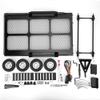 1/10 Scale RC Trailer, Metal Car Trail Accessory, Four-Tire Design, Suitable for TRX4 Axial Scx10 RC Car view 1