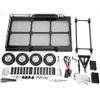 1/10 Scale RC Trailer, Metal Car Trail Accessory, Four-Tire Design, Suitable for TRX4 Axial Scx10 RC Car view 2