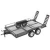 1/10 Scale RC Trailer, Metal Car Trail Accessory, Four-Tire Design, Suitable for TRX4 Axial Scx10 RC Car view 4