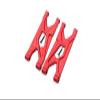 Aluminum 7075 Rear Suspension Arms for Arrma 1/10 Gorgon 4X2 Mega 550 Brushed Monster Truck-ARA3230 Upgrades - Red view 1