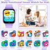 Luyiilo Kids Games Watch, with 26 Puzzle Games, Touch Screen, HD Camera, Alarm Clock, Toys for Ages 4-12 Years Old.Birthday Gift for Boys Girls (Purple) view 2