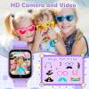 Luyiilo Kids Games Watch, with 26 Puzzle Games, Touch Screen, HD Camera, Alarm Clock, Toys for Ages 4-12 Years Old.Birthday Gift for Boys Girls (Purple) view 3