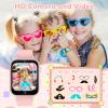 Luyiilo Kids Games Watch, with 26 Puzzle Games, Touch Screen, HD Camera, Alarm Clock, Toys for Ages 4-12 Years Old.Birthday Gift for Boys Girls (Soft Pink) view 2