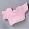 1/12 Scale Female Soldier Short Sleeve T-Shirt Model (Pink,Shorts) view 1
