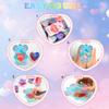 28Pcs Galaxy Slime Set, Cute Animals Cards Stress Relief Fidget Toys for Kids Valentines Day Classroom Gift Exchange, Easter Eggs Stuffer & Party Favors view 4