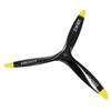 3 Bladed 10in Engine Wood Propeller Black 10x6 10x7 10x8 for Nitro Gasoline Fuel Power RC Model Aircraft (10x6) view 1