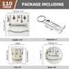 110 PCS It Is Your Birthday Banner Set, The Office Merchandise Banner with Metal Hanging Grommets, Balloons, Plates, Cups, Napkins,Streamer and Tape for Birthday Party Supplies Decorations view 3