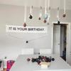 110 PCS It Is Your Birthday Banner Set, The Office Merchandise Banner with Metal Hanging Grommets, Balloons, Plates, Cups, Napkins,Streamer and Tape for Birthday Party Supplies Decorations view 4