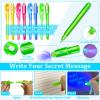24 Pack Valentines Day Gifts for Kids 4-8 8-12 Invisible Ink Pen with Valentines Day Cards for Kids School Classroom ,Valentines Party Favors Spy Pen Magic Gifts for Class Boy Girl Exchange Prizes view 4