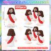 Bememo 100 Pcs Jesus Toys Original Design Mini Rubber Little Jesus Figurine to Hide and Seek Religious Party Favors Sunday School Craft Baptism Gifts for Easter Egg Stuffers(Red) view 2