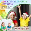 Bememo 100 Pcs Jesus Toys Original Design Mini Rubber Little Jesus Figurine to Hide and Seek Religious Party Favors Sunday School Craft Baptism Gifts for Easter Egg Stuffers(Red) view 4