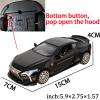 ERBADIHAGO Toy Cars LC500 Model Car 1:32 Diecast Collect Car Toy with Light and Sound Diecast Metal Collectible Model Cars for 3+ Year Old Boys Pull Back Car Gift Toys for Kids Ages 3-8(Black) view 4
