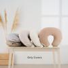 DORMIKID Organic Cover for Nursing Pillow  Premium Quality 100% Cotton Oeko-Tex Standard  Case for Breastfeeding and Bottle Feeding Pillow  Soft and Breathable  Only Cover (Slate Waffle) view 3