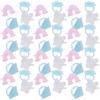 Fun Express Flower, Rainbow, Diamond, Butterfly Glitter Rings Bulk 48 Pc view 1
