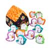 Adorable Multicolor Haunted House with Assorted Design Stuffed Peekaboo Figures - 6.5" x 7" - 3.5" - (Set of 13) - Perfect for Halloween Decorations, Trick-or-Treat Goodie Bags, and Spooky Gifts view 1