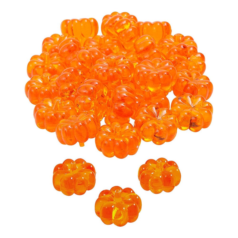 Fun Express Pumpkin Table Tossers Bulk 48 Pc