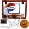 Pop-A-Shot Super Slam Over The Door Mini Basketball Hoop for Adults | 2 Included Basketballs and Pump | Built for Dunks | Breakaway Rim | Shatter Resistant Backboard | 17x12.5 Inches view 1