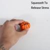 12 PCS Basketball Cupcake Toppers 3D Basketball Cupcake Topper Decorations for Sports Theme Baby Shower Kids Birthday Party Cake Decorations Supplies view 3