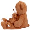 Yeqivo Big Teddy Bear Stuffed Animal Big Teddy Bear Mama with Baby Giant Teddy Bear Stuffed Animal Bear for Kids, Girlfriend on Mother's Day, Valentine's Day, Christmas(100CM,Brown) view 3