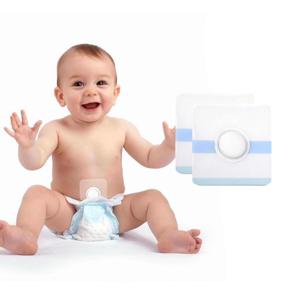 Baby Belly Navel Patches(15 Pieces), Hernia Patch,Baby Belly Button Shaper with Waterproof Cotton Pads,Umbilical Hernia Belt Baby,Baby Belly Button wrap 1010cm