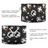 Abstract Football Soccer Pattern Toys Storage Bin with Cotton Rope Large Capacity Clothes Storage Baskets Laundry Hamper Holiday Ornament Box Organizer for Bedroom Bathroom Nursery view 3