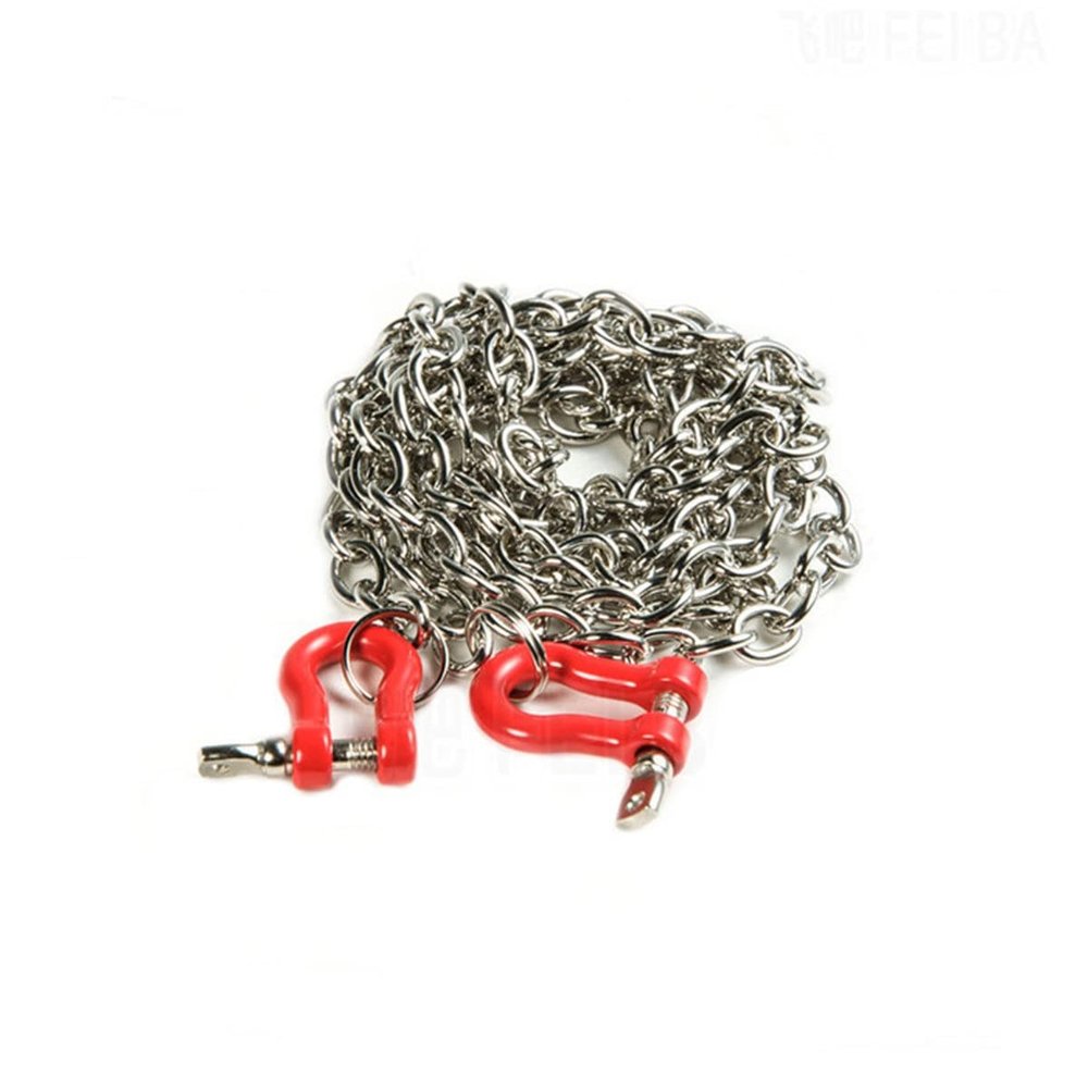 1:10 RC Crawler Tow Chain with Trailer Hook for Axial SCX10 RC Car RC Parts Modification Accessories