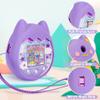 Meetikar Carrying Case and Silicone Cover Compatible with Tamagotchi Pix Virtual Pet Game Machine, (5-in-1) Silicone Cover for Tamagotchi Pix, with Finger Lanyard and Screen Protector (Purple) view 4