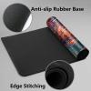 Playmat with Zones for MTG Magic The Gathering, 24 x 14 inches Stitched TCG Card Play Mat Commander Board Game Mats Smooth Rubber Surface Battle Game Desk Mat, Fantasy Tree view 4